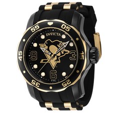Invicta Men's NHL Pittsburgh Penguins 48mm Quartz Watch IN-42322