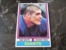 DAN GOICH 1974 TOPPS ROOKIE FOOTBALL CARD # 102 EXMT CENTERED. rookie card picture