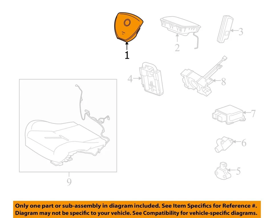 Airbag volante conductor Jaguar XK LH 2010-2011 FABRICANTE DE EQUIPOS ORIGINALES Foto 4 de 4
