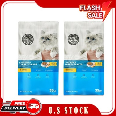 2 Bag Special Kitty Complete Nutrition Chicken & Turkey Flavor Dry Cat Food,35lb