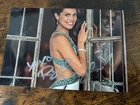 Playboy Playmate RAQUEL POMPLUN Signed 4x6 Photo PMOY AUTOGRAPH