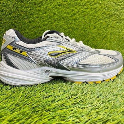 Brooks Adrenaline GTS 8 Mens Size 10.5EE Gray Black White Running Shoes Sneakers