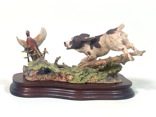 BORDER FINE ARTS LIMITED EDITION - England Springer Spaniel & Pheasant 775/ 1500 - Picture 18 of 24