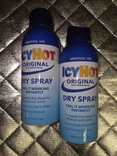 Icy Hot Original Dry Spray 4 Fl Oz Lot Of 2