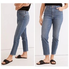 Madewell Perfect Vintage Jean High Rise Straight Finney Women  s 27 ND502 NEW