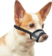 Dog Muzzle for Small Dogs   Soft Air Mesh Muzzle for Small Dog 