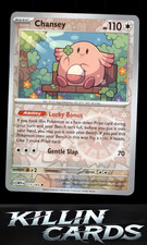 Reverse Holofoil Chansey 113/165 Pokemon Rare SV: Scarlet & Violet 151 Card NM