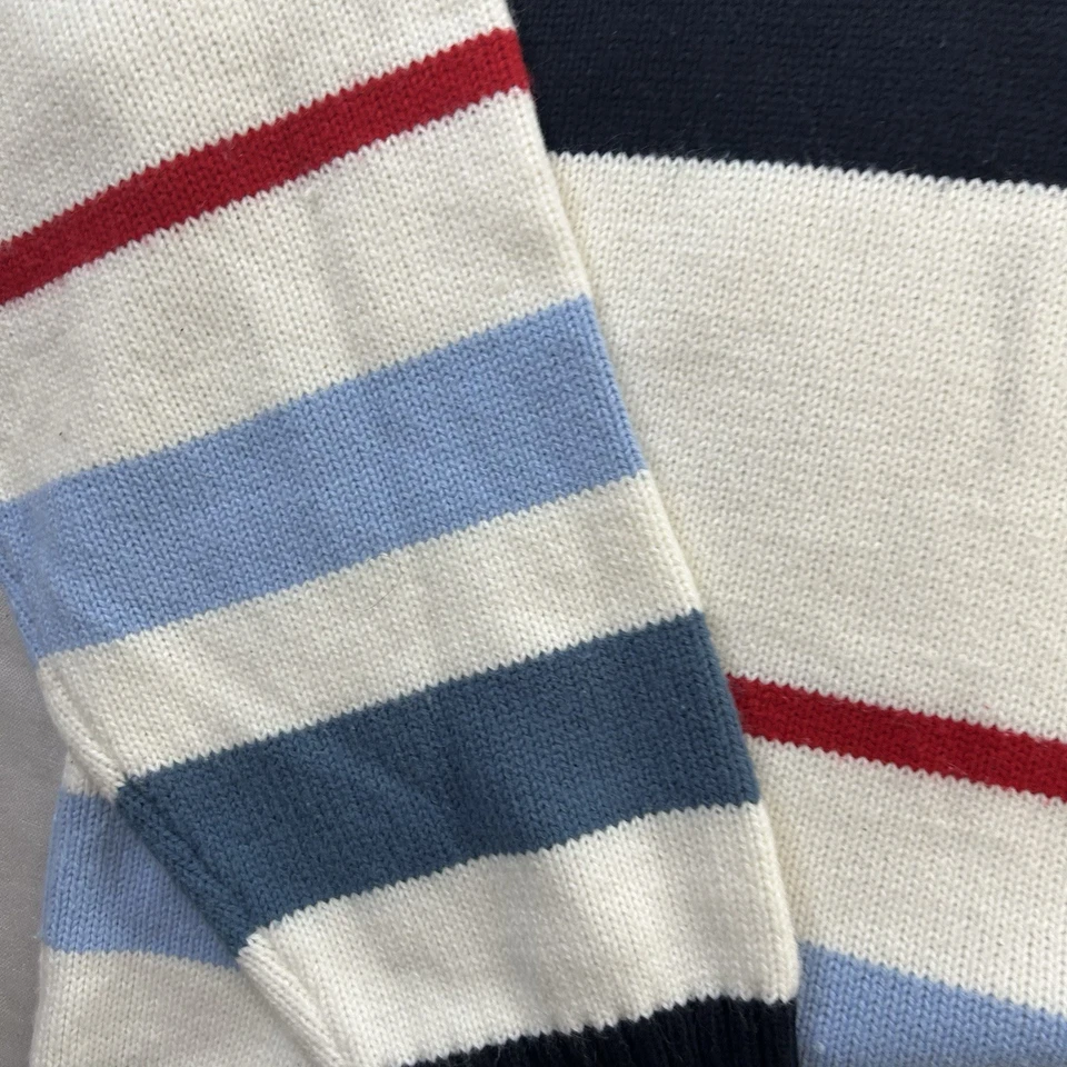 Vtg Southpole Sweater Mens XL Mock Turtleneck Striped Multicolor 90s Y2k Hip Hop - Image 4 of 4