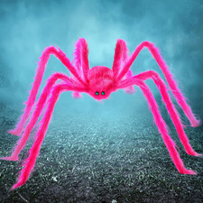 Halloween Outdoor Decorations Giant Spider, 5 Ft Large Spider for Yard Lawn Gard