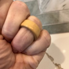 Natural Wood Ring Approx US Ring Size: 6.5