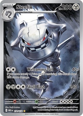 Steelix 150/132 Mega Evolution Illustration Rare Full Art