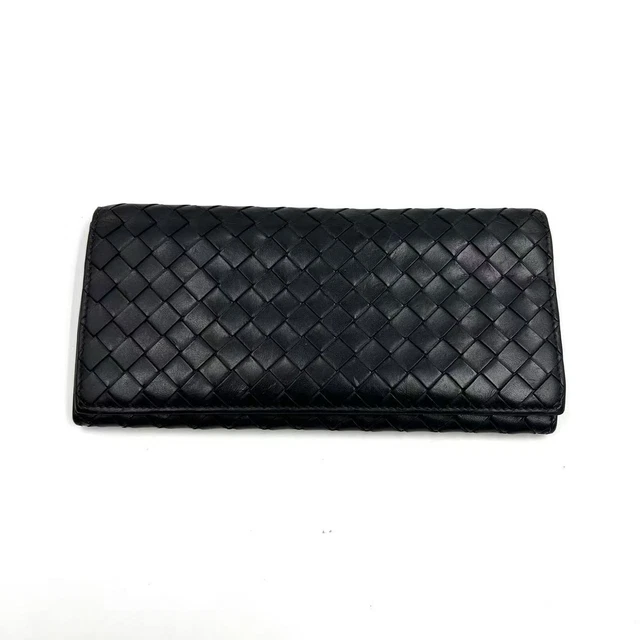 11.04 005 Bottega Veneta Pre-Owned Nappa Intrecciato Long Wallet 