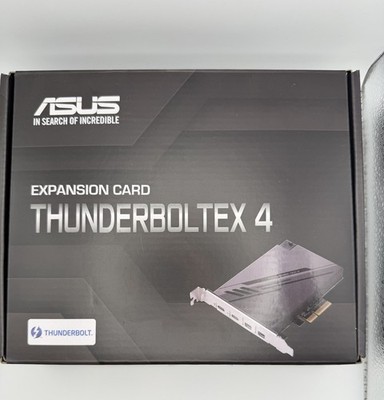 ASUS ThunderboltEX 4 PCIe Expansion Card Thunderbolt 4 USB4 Dual USB-C 40Gbps