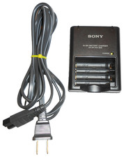 BC-CS2A Sony Ni-MH Battery Charger with Power Cord Sizes AA  AAA 2-409-896-01