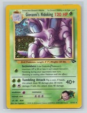 Giovanni's Nidoking Gym Challenge 7/132 Holo Pokemon SWIRL