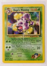 Pokemon Koga's Weezing #50 Gym Challenge on eBay