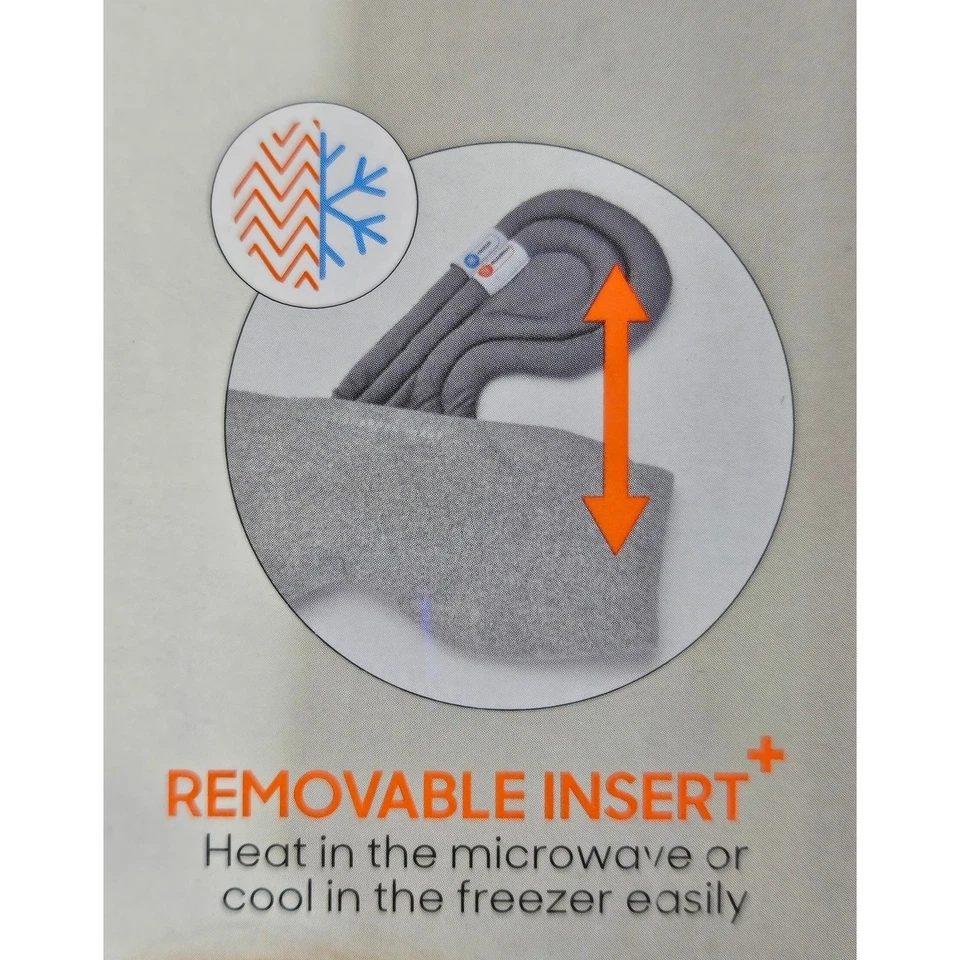 MÁSCARA DE OLHO QUENTE E FRIO PONDERADA POR IMAGEM MAIS NÍTIDA – RELAXAMENTO E ALÍVIO DA DOR - Imagem 3 de 3