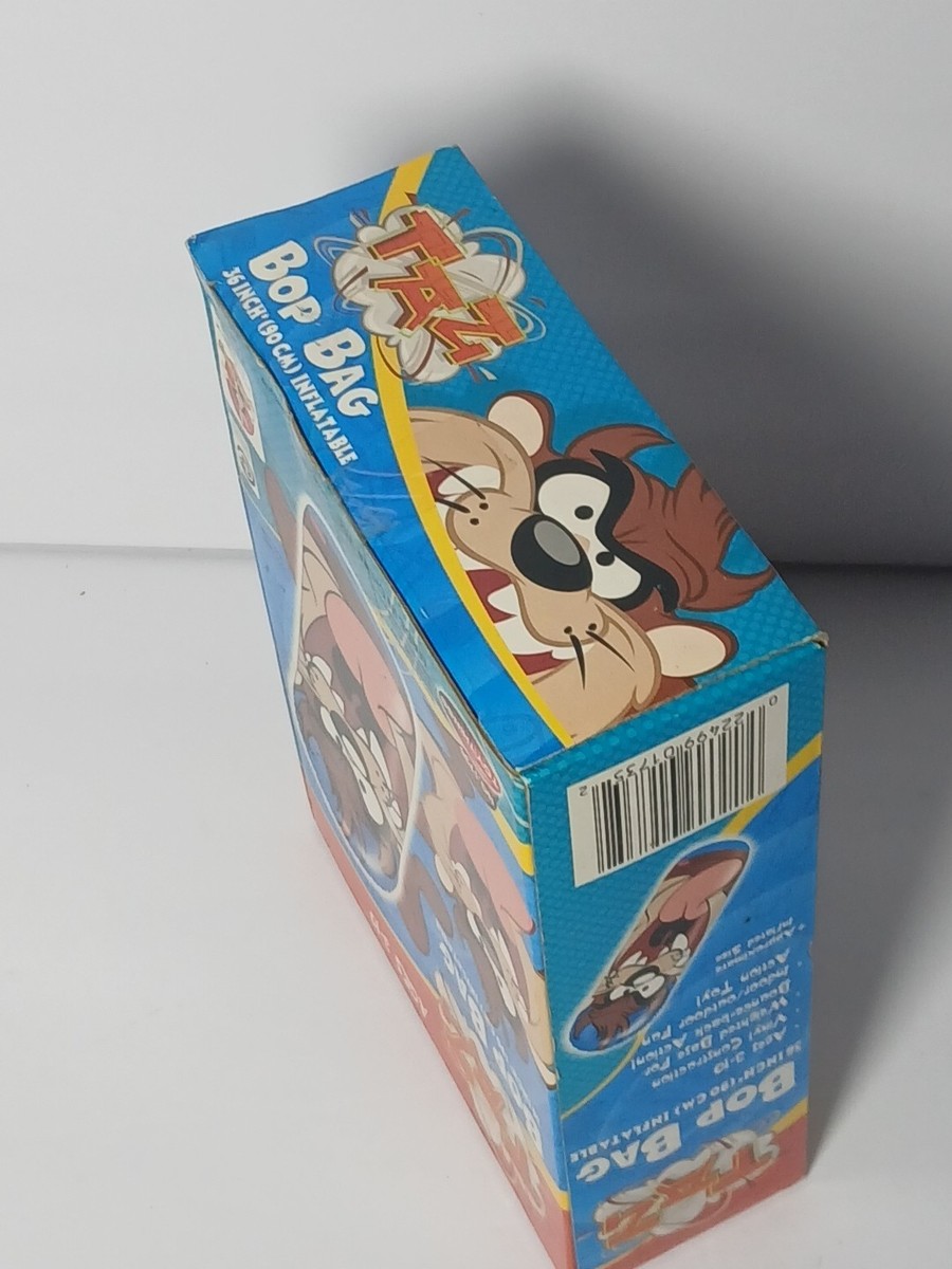 Looney Toons 1993 Taz Inflatable Bop Bag Toy Bo