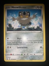 Pokémon Carta Meowth Spada E Scudo 127/202 - Italiana Ita