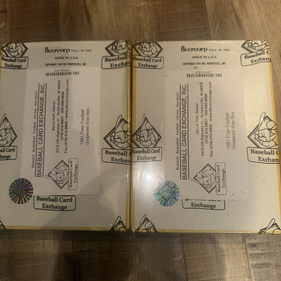 1981 Fleer teams in action football Sealed Boxes - Image 2 of 2