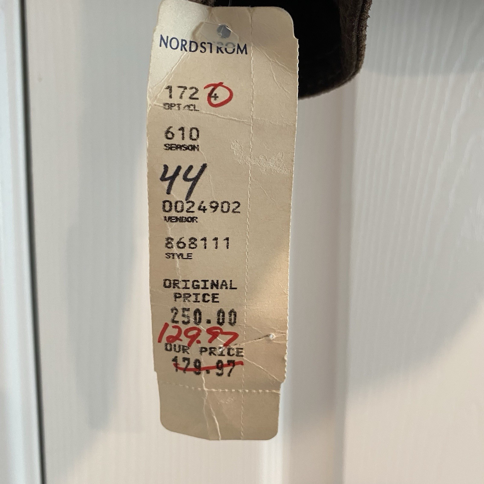 Robert Comstock Vertical Stack Brown Leather Jack… - image 8