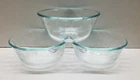 Pyrex 464 10 oz. Custard Cups Ramekins 3 Rings Set of 3