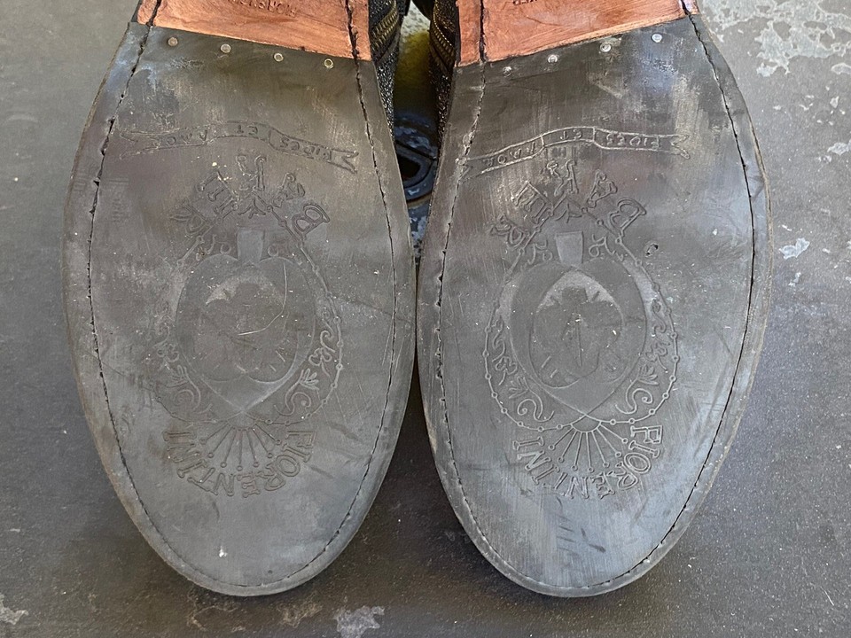 Fiorentini+Baker Double Zip Ankle Boots Leather Womens Size EU 41 US 11