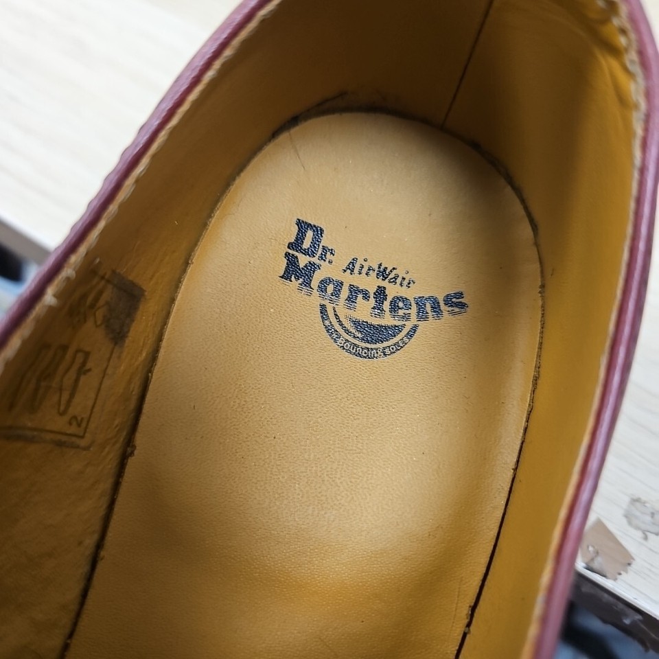 Dr Martens 1461 Womens Trulia Cherry Red Antique Temperley Leather