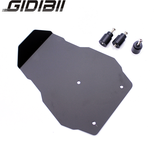 Black Number Plate Splash Guard License Plate Holder For BMW R 1200 GS