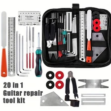 Luthier Guitar Care Kit Repair Maintenance Tools Full Set Guitar Tool Pliers US