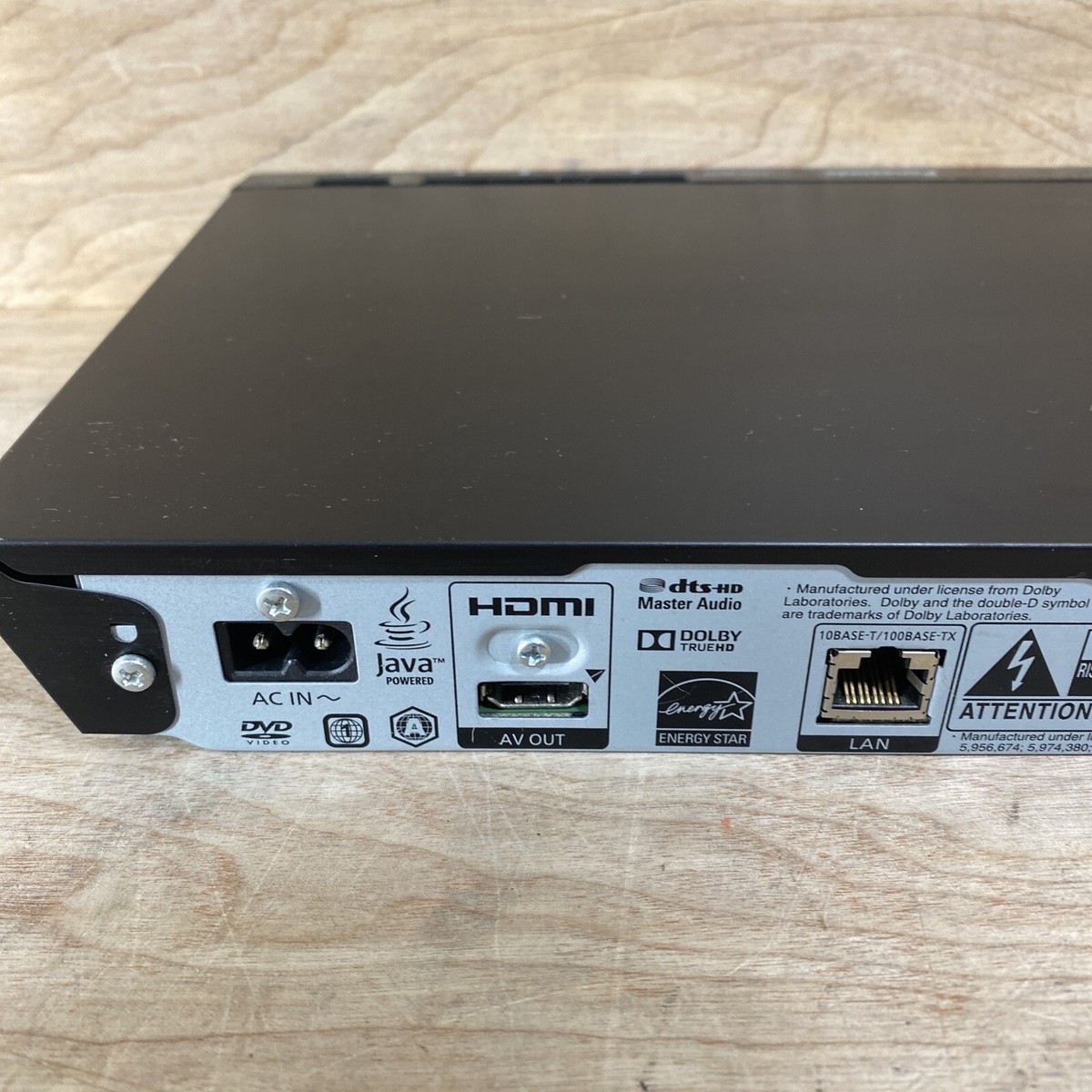 Panasonic DMP-BD89 Blu-Ray Disc Player NO Remote Tested & Works | eBay