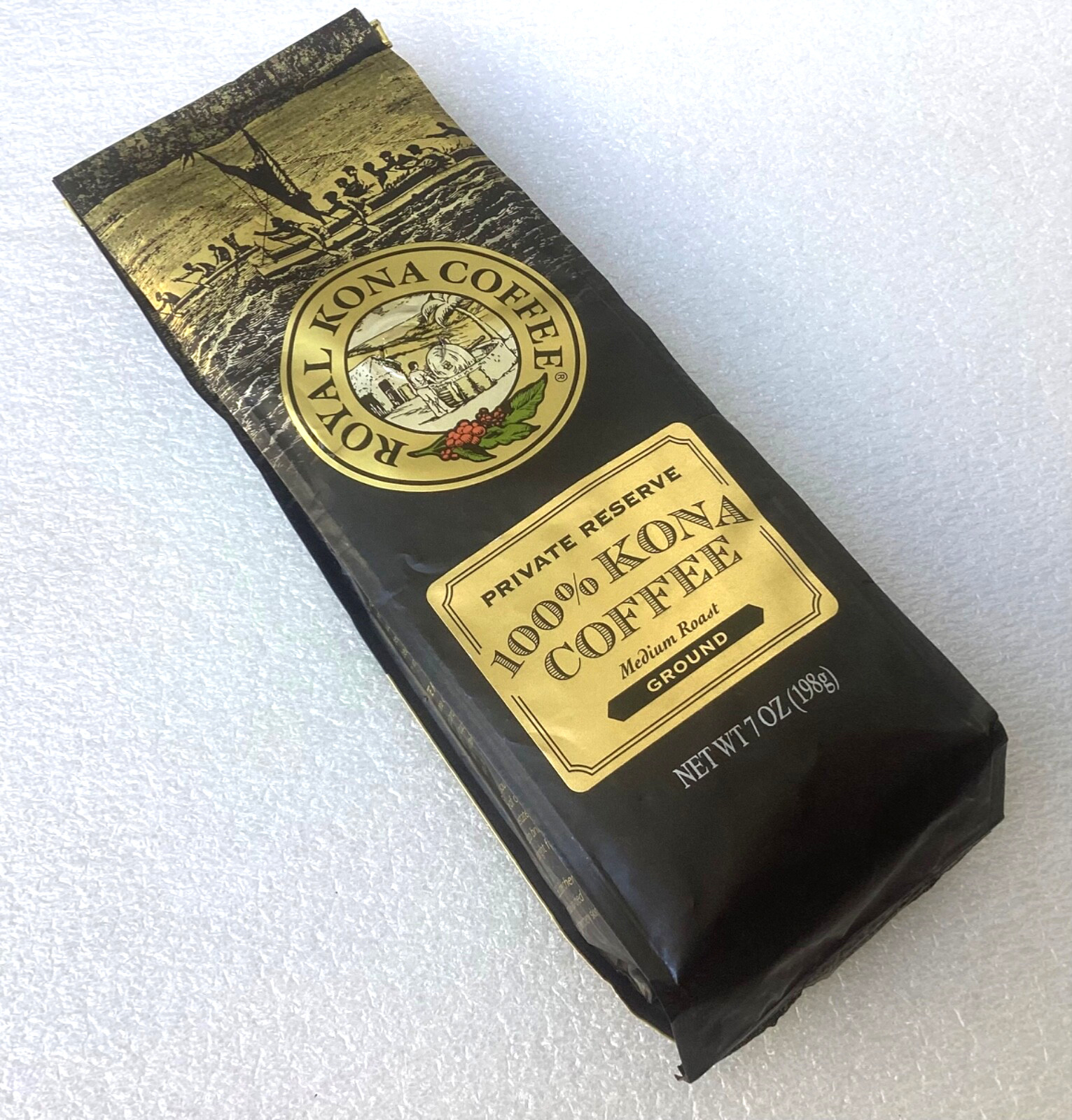 ROYAL KONA 100% Kona Coffee GROUND Private Reserve Medium Ro