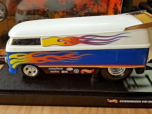 hot wheels vw drag bus 1 18