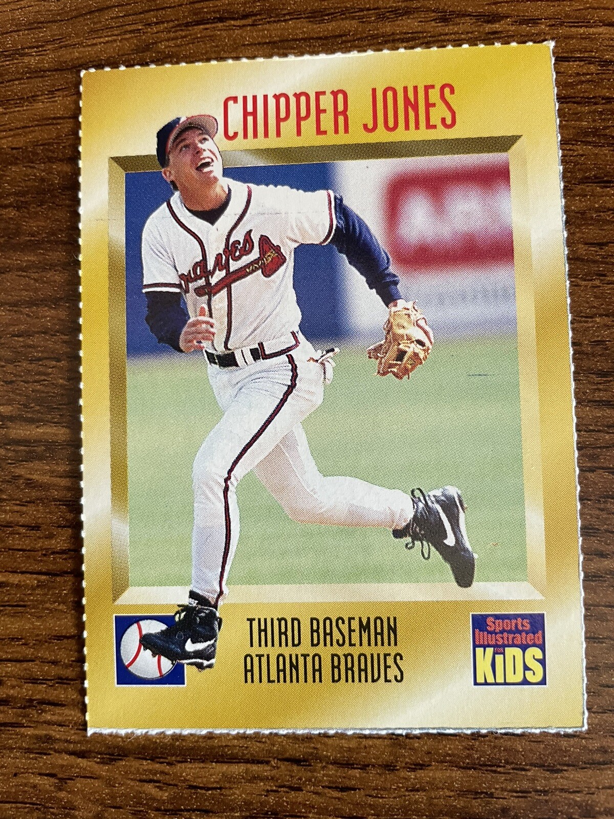 CHIPPER JONES 1996 Sports Illustrated for Kids #447