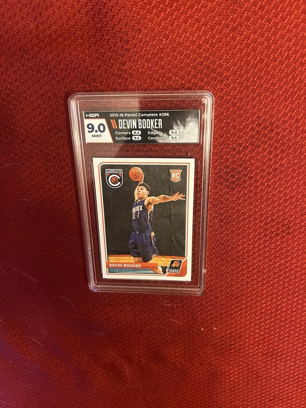 Devin Booker Rookie Graded Mint 9 Beautiful Card Great Investment 