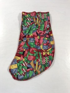Decorative Christmas Stocking Bows Multicolored Smaller Size Cotton Holiday
