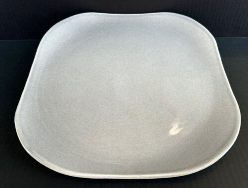Vintage Russel Wright Square Chop Plate 13” Gray MCM Steubenville Mid Century - Picture 1 of 7