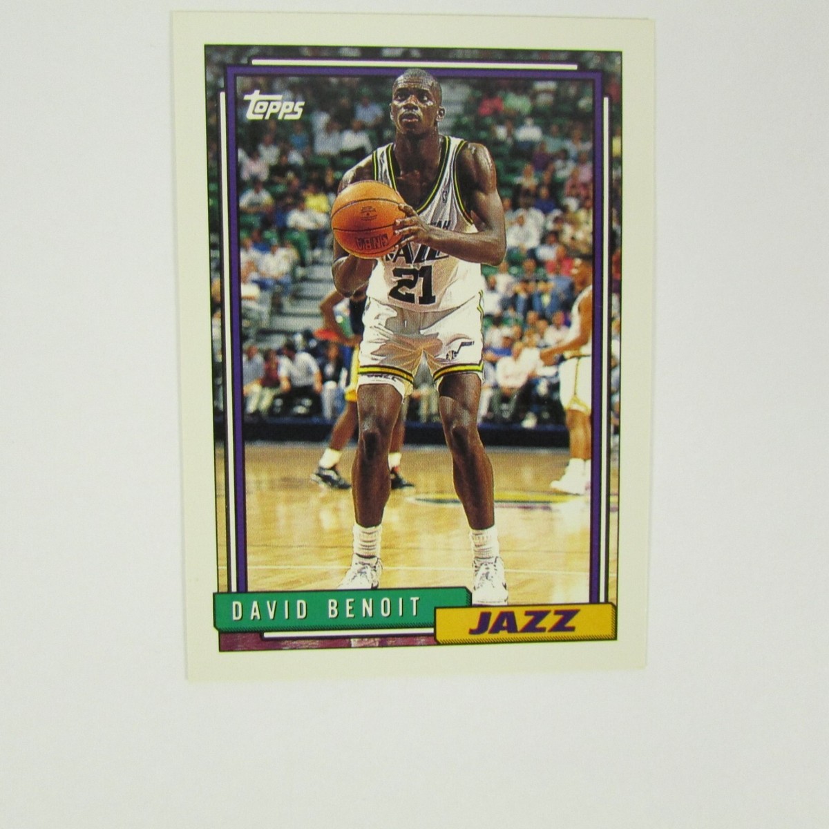 David Benoit Basketball Card (Utah Jazz) 1992-93 Topps #49 | eBay