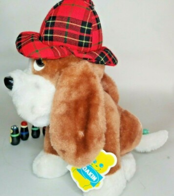 VINTAGE 1978 Dakin Plush Stuffed Dog 