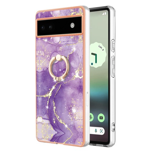 For Google Pixel 9 Pro XL 9A 8A 7A 6A Shockproof Ring Stand TPU Soft Phone Case - 第 25/28 張圖片