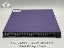 Extreme 16719 Summit X460-G2-48P-GE4 48-Port POE Gigabit Switch