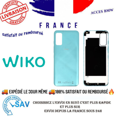 Cache Batterie Bleu Denim D'origine - Pour Wiko Power U10