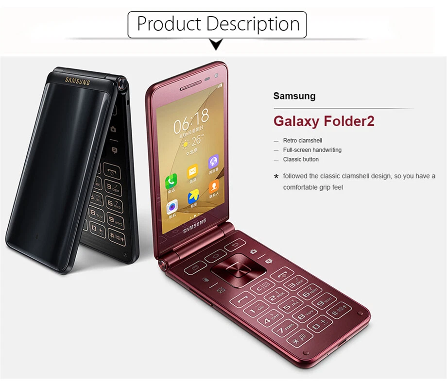 Samsung Galaxy Folder 2 SM-G160N Single SIM 8MP UNLOCKED