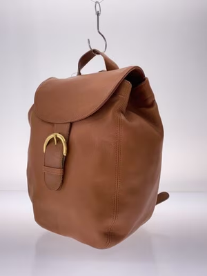 Vintage Coach Brown Leather Back Sac Bag No. C5H-4134 4134 Vintage Coach Backpack Daypack Gold Hardware Leather  main image 4