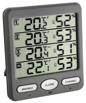 TFA 30.3054.10 Klima Monitor Ersatzdisplay digital Zweitmonitor Zubehör Display