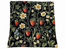 William Morris Abstract Floral Design Throw Pillow Cover Home Decor  18x18”