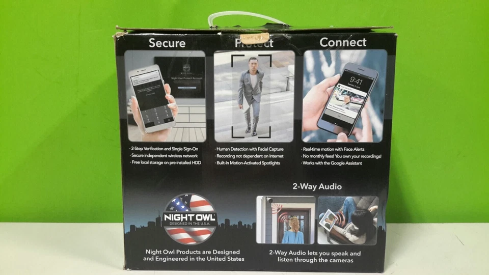 Night Owl CL-2WNP1-4L Expandable 10 Channel 4 1080p Wi-Fi IP Spotlight Camera - Image 3 of 4