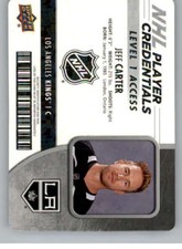 2018-19 Upper Deck MVP NHL Player Credentials Access Singles (Pick Your Cards)