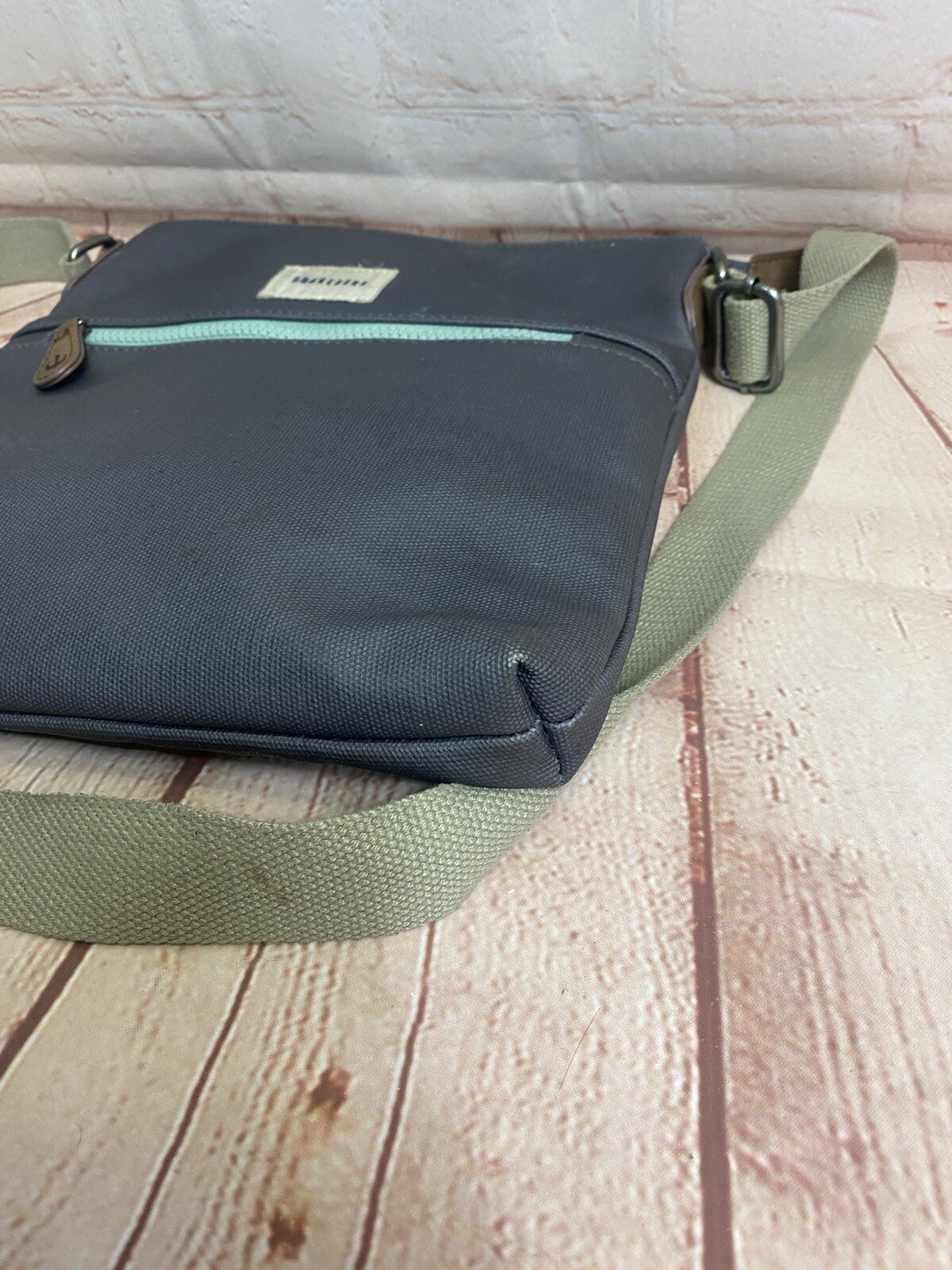 Brakeburn Blue Crossbody Oilcloth Bag eBay