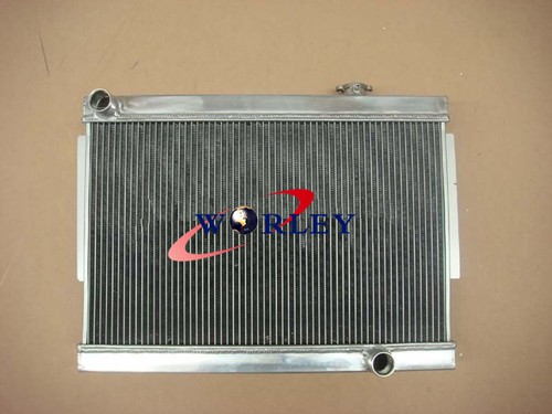3 ROW ALUMINUM RADIATOR & 2* FANS for HOLDEN TORANA LJ LC LH LX V8 CHEV ENGINE - Picture 2 of 6